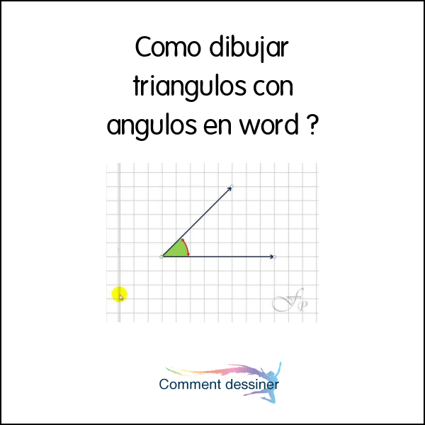 Como dibujar triangulos con angulos en word